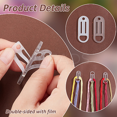 Acrylic Thread Winding Boards AJEW-PH0012-40B-1