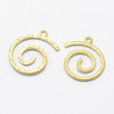 Brass Pendants KK-F721-036C-RS-1