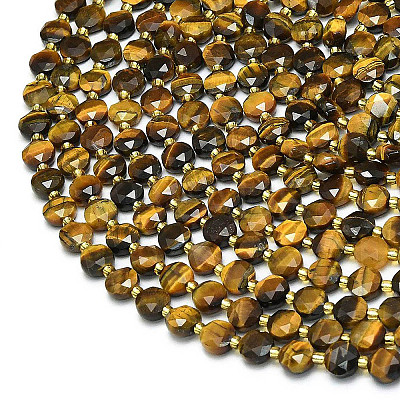 Natural Tiger Eye Beads Strands G-C116-A47-02-1
