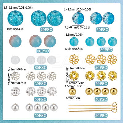 DIY Jewelry Making Findings Kits DIY-SP0002-82A-1