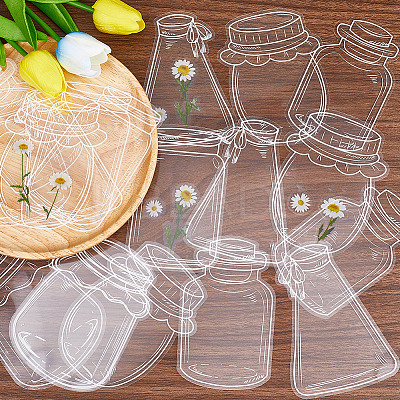 Tableware Theme Waterproof Self Adhesive Stamping Stickers Sets DIY-WH20014-04C-1