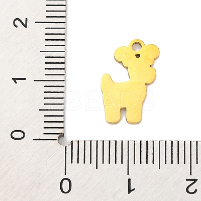 Christmas Theme 201 Stainless Steel Charms STAS-Q015-13G-05-1