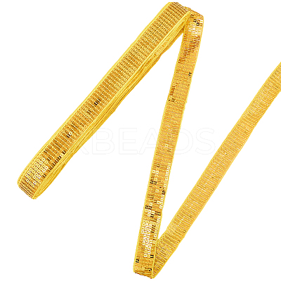 Polyester with PVC Paillette Lace Trim Ribbon OCOR-WH20050-015B-1