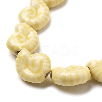 Ocean Series Glazed Porcelain Beads PORC-R002-03-03-1