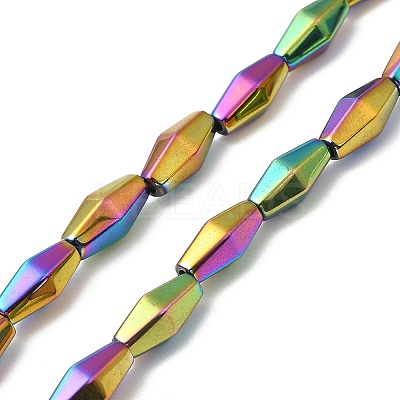Electroplate Synthetic Magnetic Hematite Beads Strands G-E602-05C-1