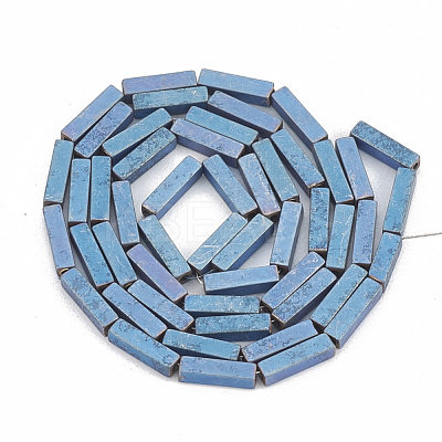 Electroplate Non-magnetic Synthetic Hematite Beads Strands G-T061-147A-1