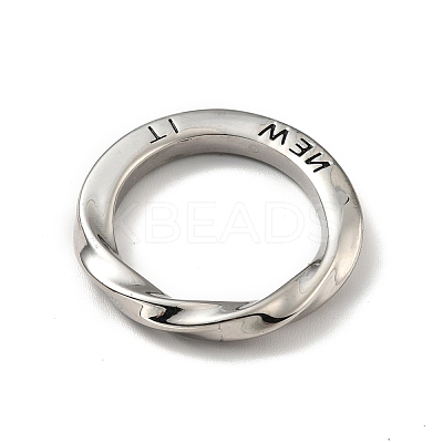 Tarnish Resistant 304 Stainless Steel Linking Rings STAS-E058-10P-1