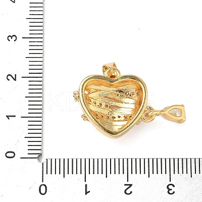 Brass Micro Pave Cubic Zirconia Pendants KK-D426-21B-G-1