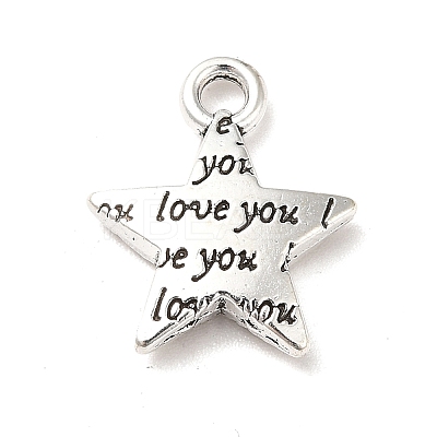 Tibetan Style Alloy Charms PALLOY-M198-30AS-1