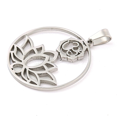 Non-Tarnish 304 Stainless Steel Pendants STAS-Z076-18P-1