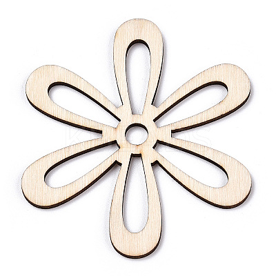 Unfinished Natural Poplar Wood Big Pendants X1-WOOD-TAC0012-12-1
