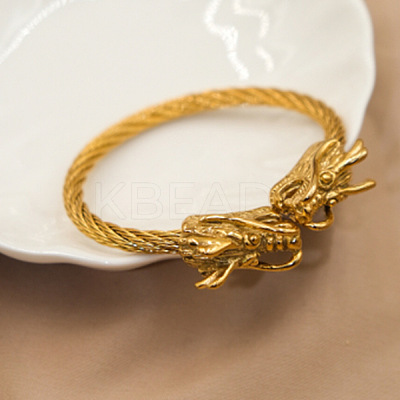 304 Stainless Steel Cuff Bangles for Unisex FS-WGEB249-02-1