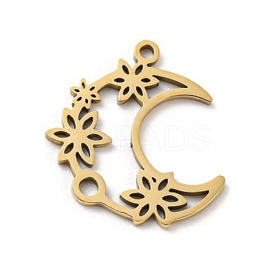 201 Stainless Steel Pendants STAS-H188-03E-G-1