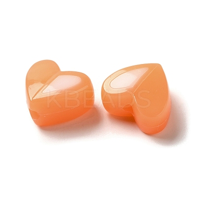 Imitation Jelly Acrylic Opaque Beads SACR-R741-01D-1