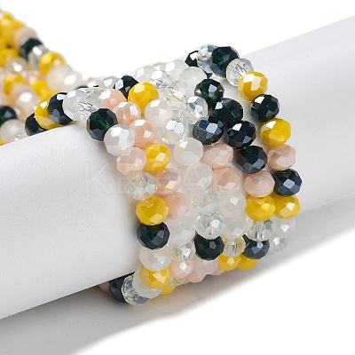 Glass Beads Strands EGLA-A034-M4mm-38-1