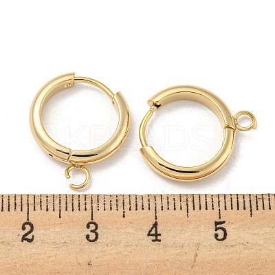 201 Stainless Steel Huggie Hoop Earring Findings STAS-P283-01Z-G-1