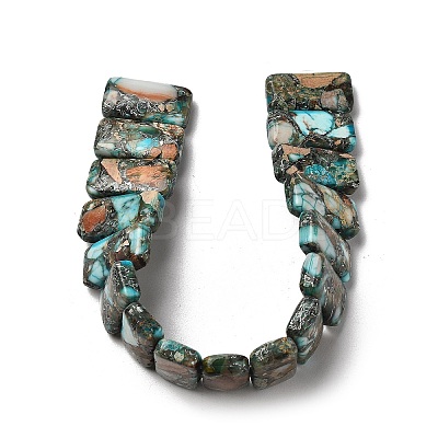 Synthetic Imperial Jasper Beads Strands G-Q050-A01-04-1