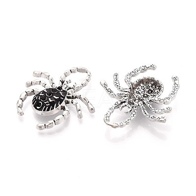 Alloy Rhinestone Enamel Pendants PALLOY-R151-67AS-01-1
