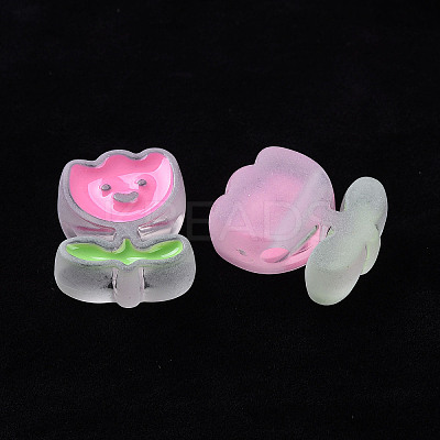 Transparent Acrylic Beads MACR-S374-03B-07-1