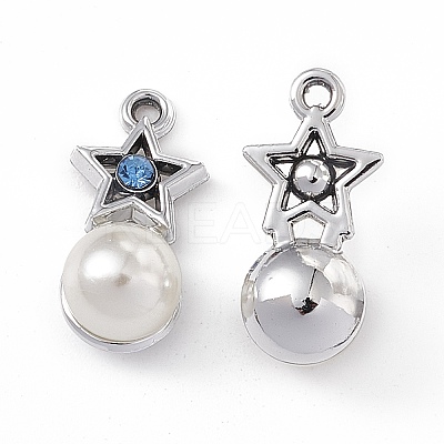 Alloy Rhinestone Pendants ALRI-K049-06P-1