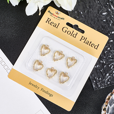 14Pcs Brass Pendants KK-BBC0022-30-1