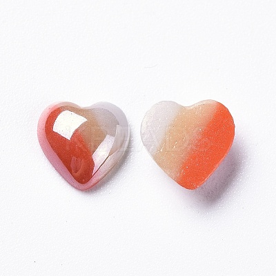 Opaque Glass Cabochons GGLA-S038-08B-7x7-1
