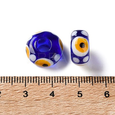 Handmade Lampwork European Beads LA-CBA0C61-01D-1