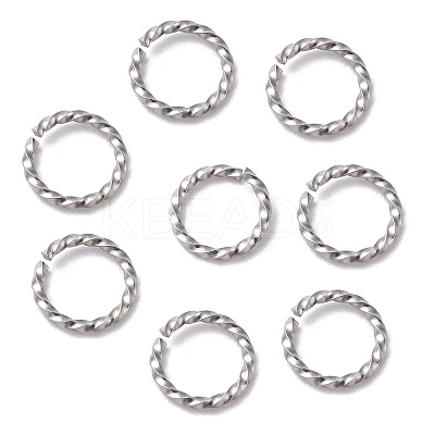 Non-Tarnish 304 Stainless Steel Open Jump Rings LS-X-STAS-F191-12P-D-1