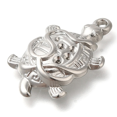304 Stainless Steel Pendant Rhinestone Setting STAS-I310-08P-1