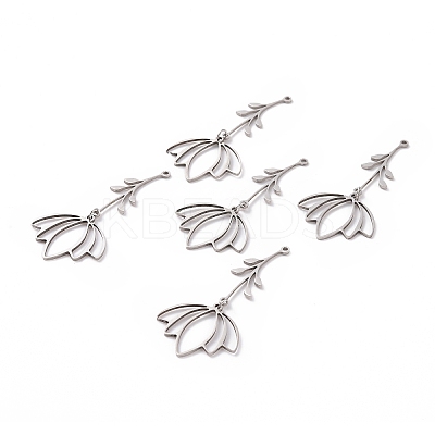 Non-Tarnish 201 Stainless Steel Big Pendants STAS-S105-LA364-1-1