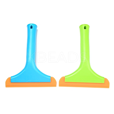 (Defective Closeout Sale: Scratched)2Pcs Flexible Silicone Squeegee AJEW-XCP0002-16-1