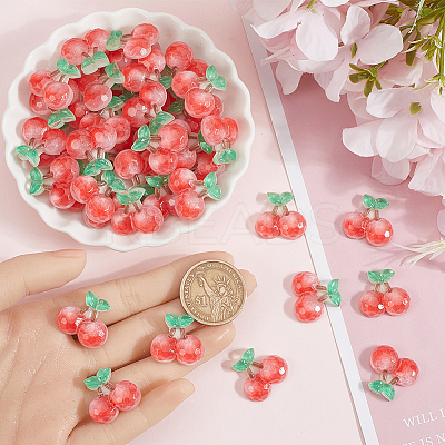 60Pcs Opaque Resin Cabochons DIY-SC0028-30B-1
