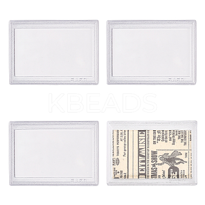 Transparent Acrylic Stamp Storage Boxes CON-WH0092-32-1