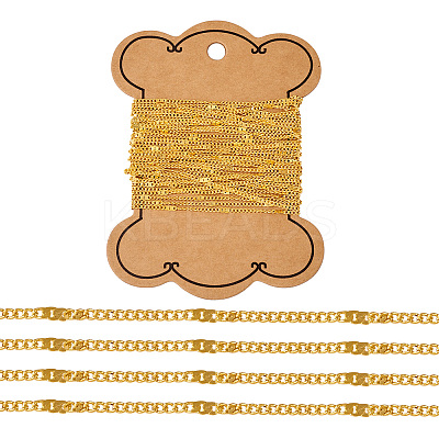 Soldered Brass Covered Iron Link Chains CH-TA0001-06C-1