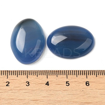Natural Agate Cabochons X-G-K021-25x18mm-04-AB-1