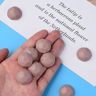 Opaque Acrylic Cabochons MACR-S373-138-A13-1