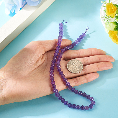 Natural Amethyst Beads Strands G-TA0002-57B-1