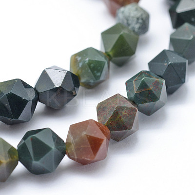 Natural Bloodstone Beads Strands G-F523-16-10mm-1