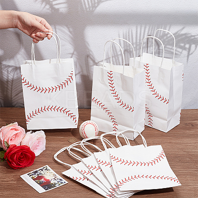 1 Sets Rectangle Paper Gift Bags with Handle ABAG-BBC0001-25A-1