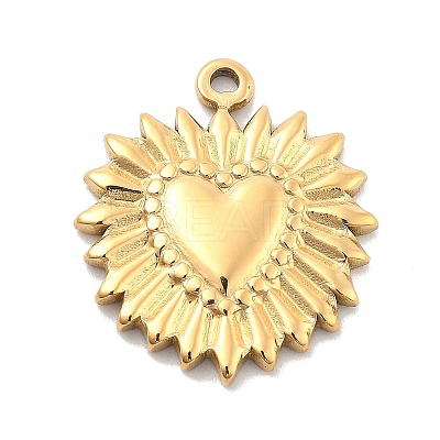 Ion Plating(IP) 304 Stainless Steel Pendants STAS-P379-18A-G-1