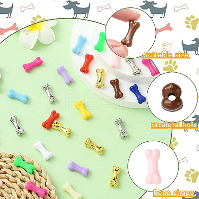 150Pcs 3 Styles Bone Beads  Kits DIY-YW0011-23-1