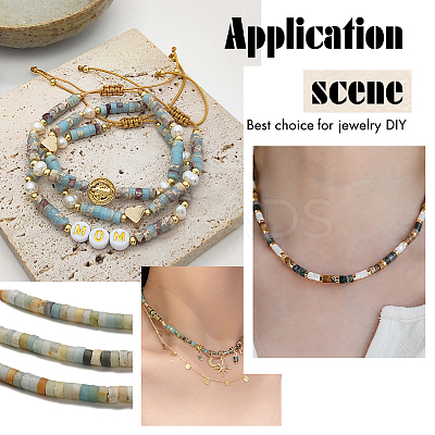 2 Strands Natural Flower Amazonite Beads Strands G-PA0001-50-1