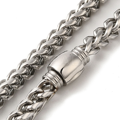 Non-Tarnish 304 Stainless Steel Link Chain Necklaces NJEW-Q337-01P-1