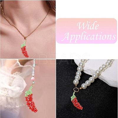Glass Woven Big Pendants PALLOY-CJ00064-1