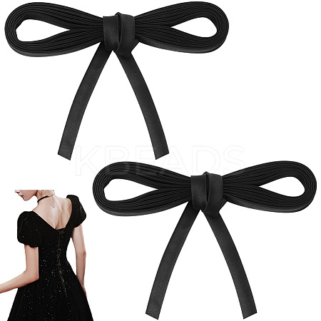 2Pcs Polyester Cord for Women's Wedding Dress Zipper Replacement DIY-GF0010-30A-1