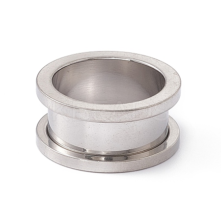 Non-Tarnish 304 Stainless Steel Ear Plugs Gauges EJEW-G317-01M-P-1