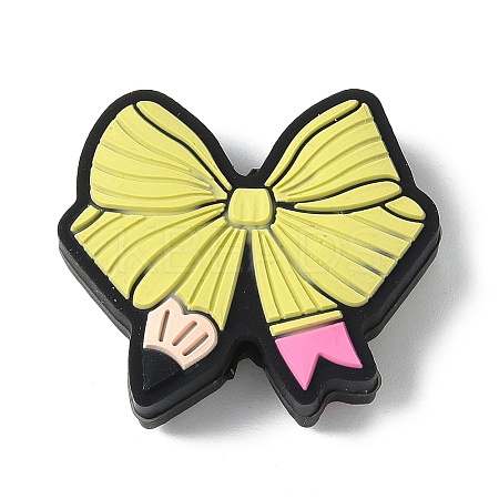 Bowknot Silicone Beads SIL-V001-05A-1