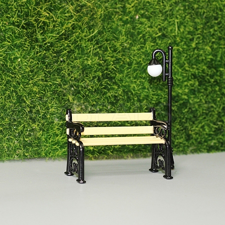 Alloy Chair & Street Light Set PW-WG69545-01-1