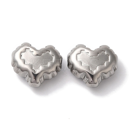 Non-Tarnish 304 Stainless Steel Beads STAS-I305-200P-1