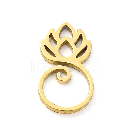 304 Stainless Steel Charms LS-STAS-D036-01G-1